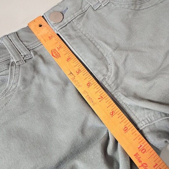 Democracy Women’s 8 Green Ab Technology Skinny Pants Stretch Soft Neutral - Picture 9 of 12